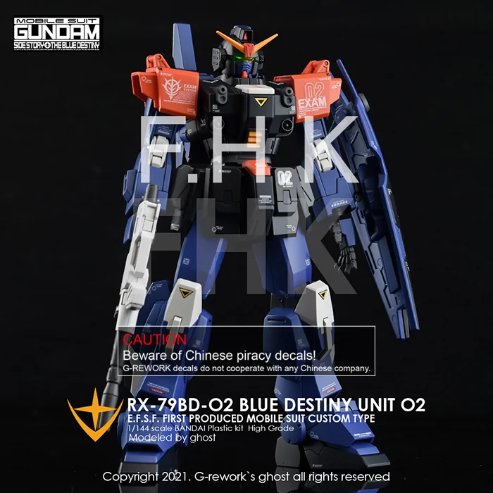 [HG] RX-79 BD-02 [BLUE DESTINY]