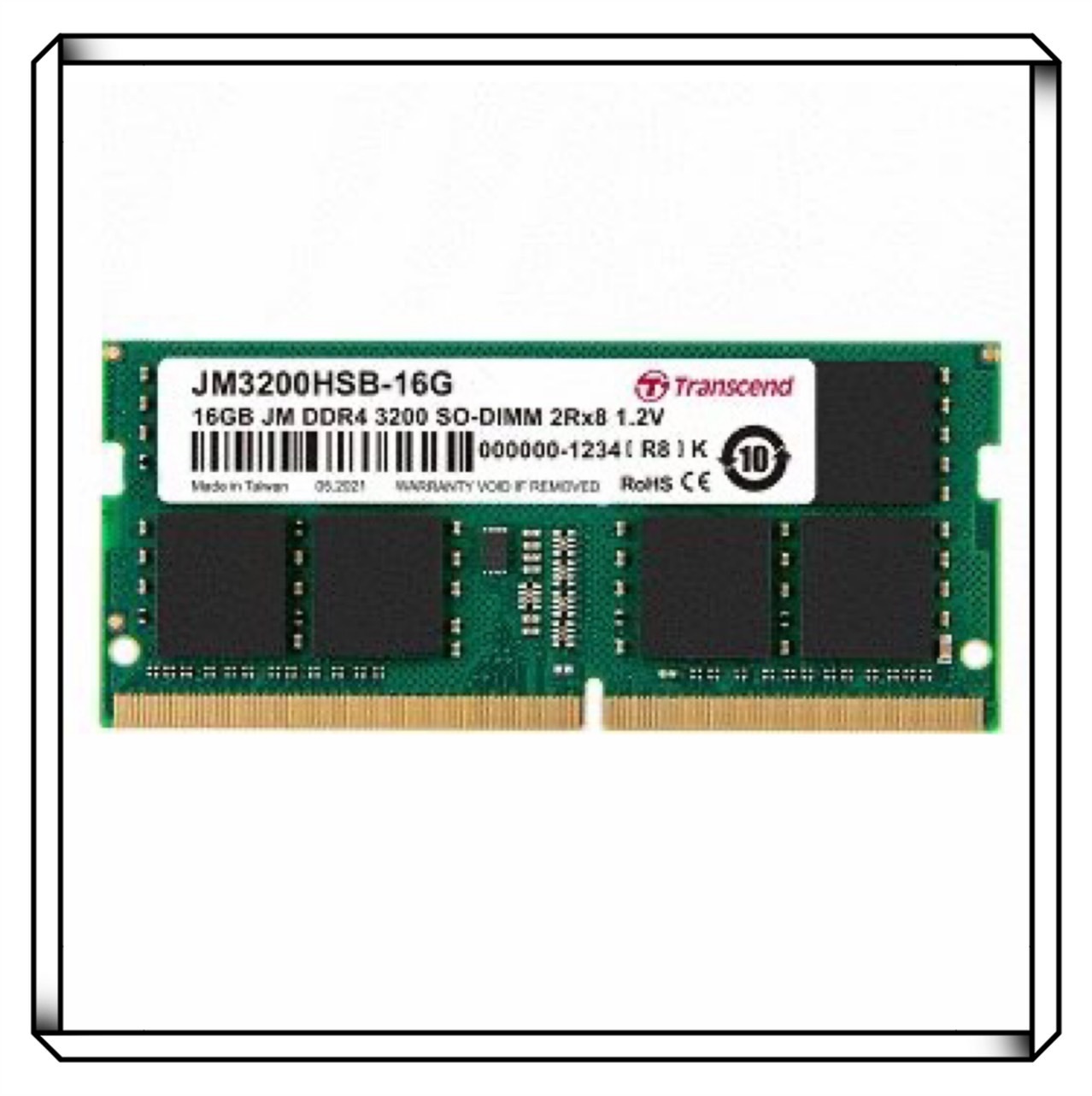 TRANSCEND 創見 DDR4 3200 8GB NB RAM 筆記型電腦記憶體 (JM3200HSB)