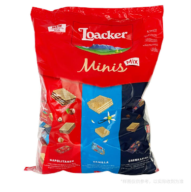 Loacker 萊家混合味迷你威化餅乾