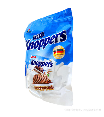 Knoppers 優力享牛奶榛子巧克力威化餅乾