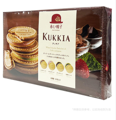 Kukkia 紅帽子什錦味夾心餅乾