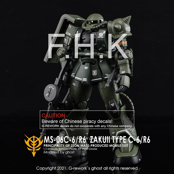 [HG] ORIGIN MS-06C ZAKUII