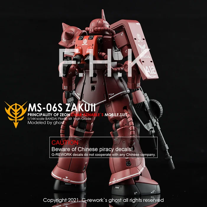 [HG] ORIGIN MS-06S ZAKUII ( CHAR AZNABLE)