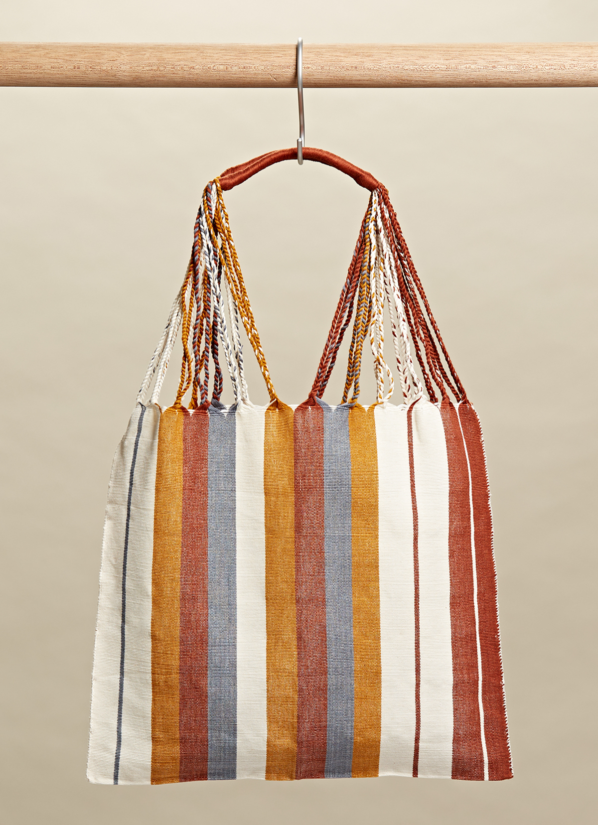 墨西哥腰機技藝手工腰織吊床包-2294WB-41X39cm-1008