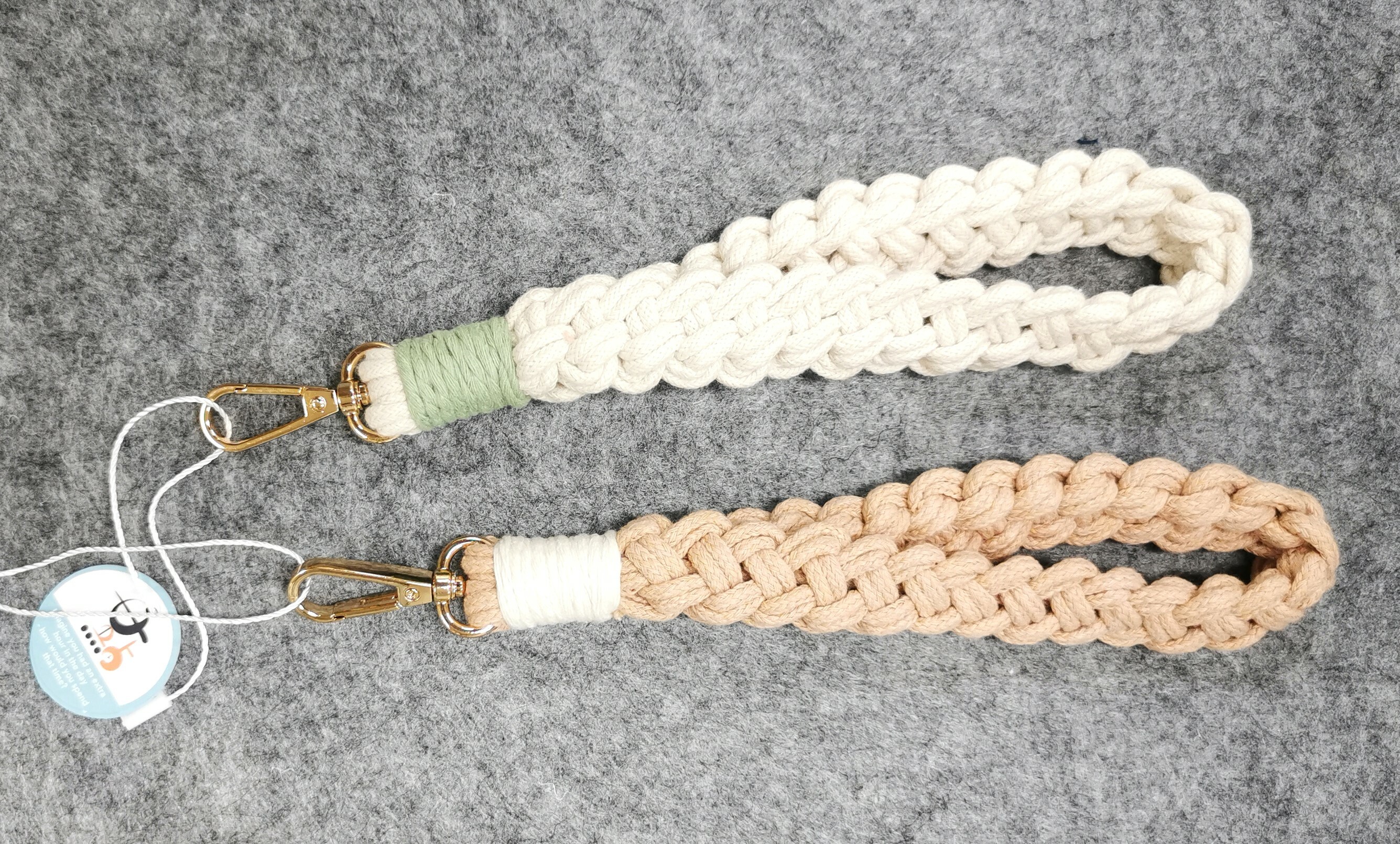 Macrame 法式編織電話繩 -  情侶低調輕奢華版