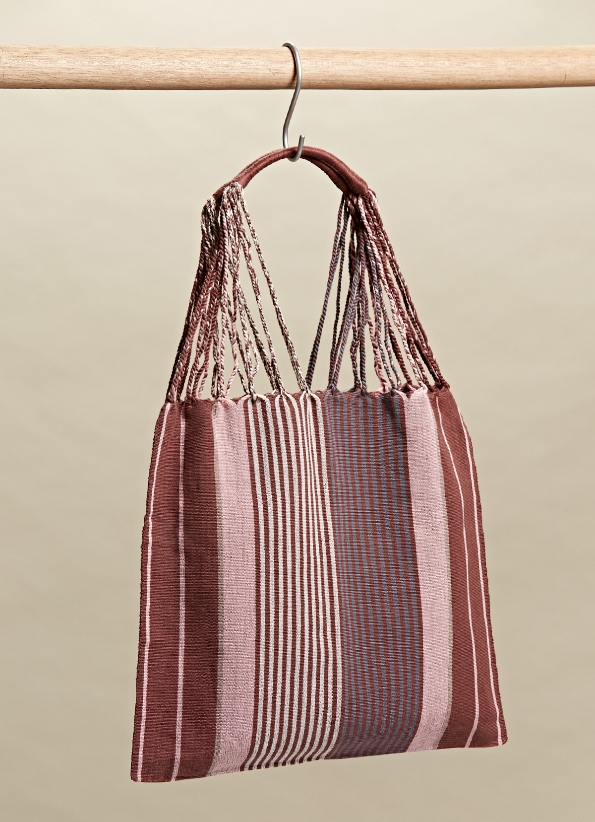墨西哥腰機技藝手工腰織吊床包-2294WB-41X39cm-1092
