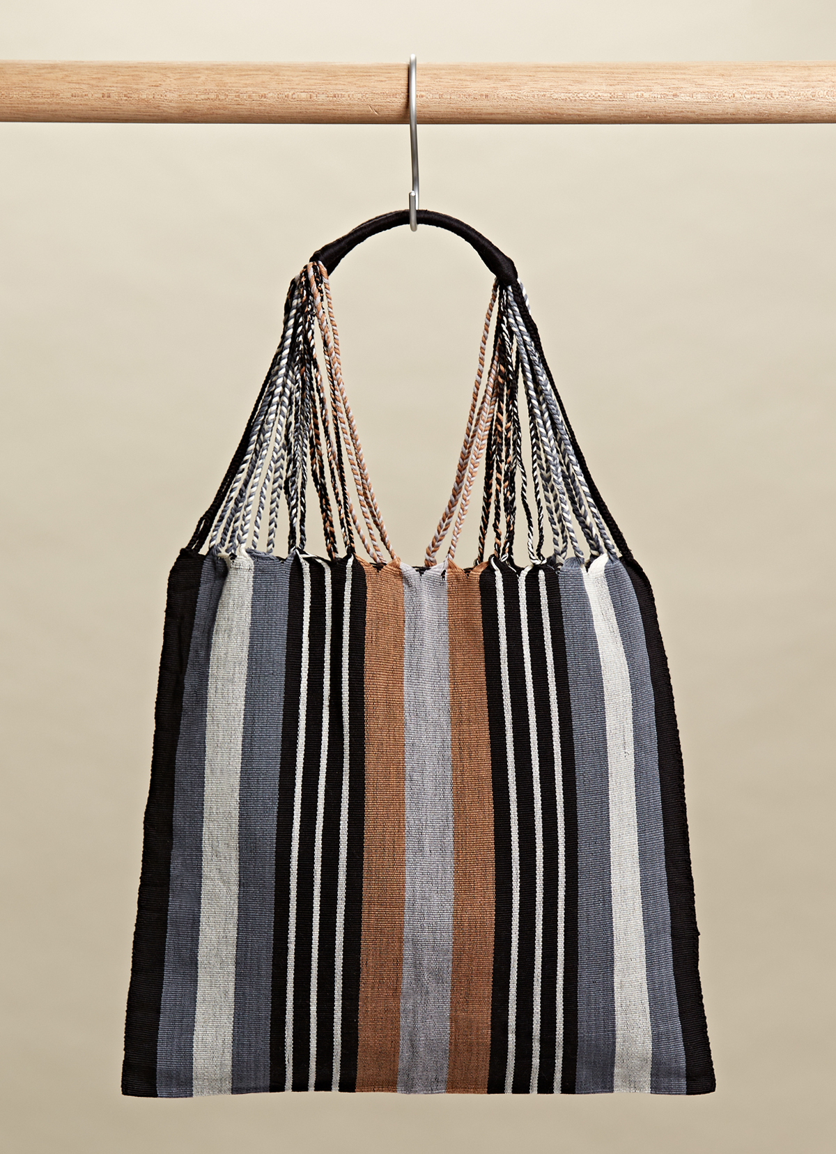 墨西哥腰機技藝手工腰織吊床包-2294WB-41X39cm-1117