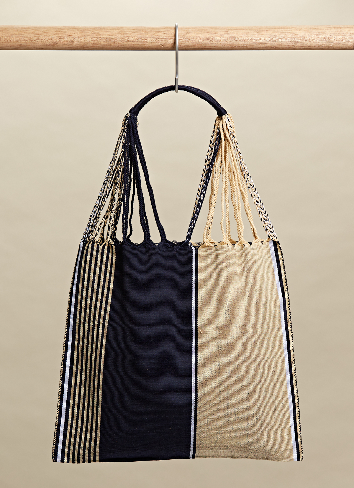 墨西哥腰機技藝手工腰織吊床包-2294WB-41X39cm-1119