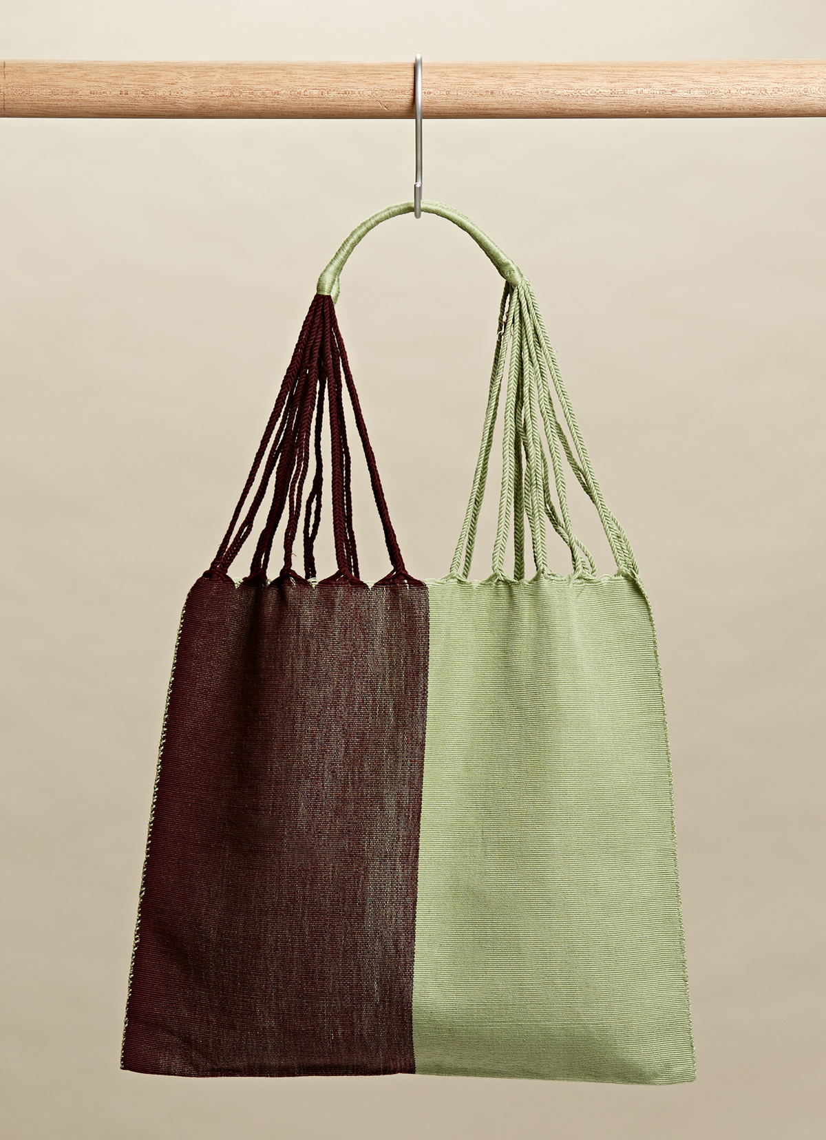 墨西哥腰機技藝手工腰織吊床包-2294WB-41X39cm-1120