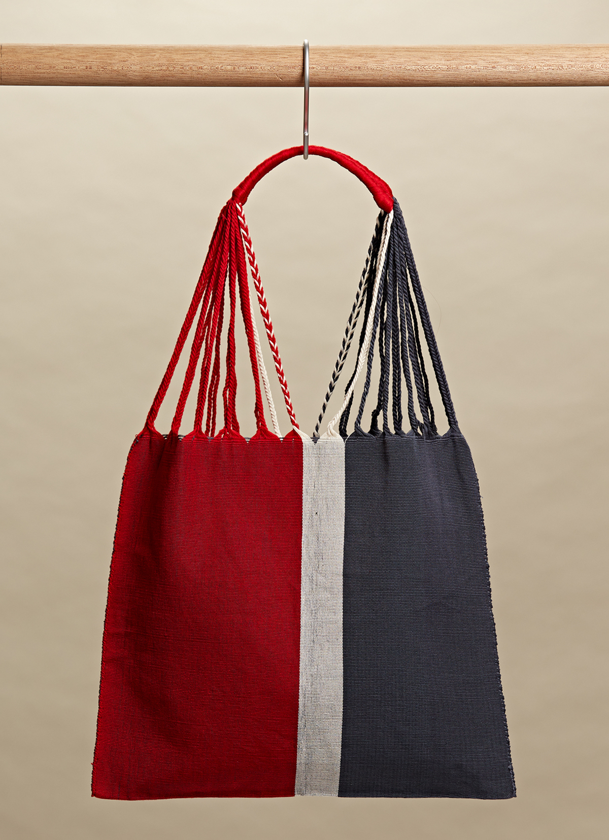 墨西哥腰機技藝手工腰織吊床包-2294WB-41X39cm-1122