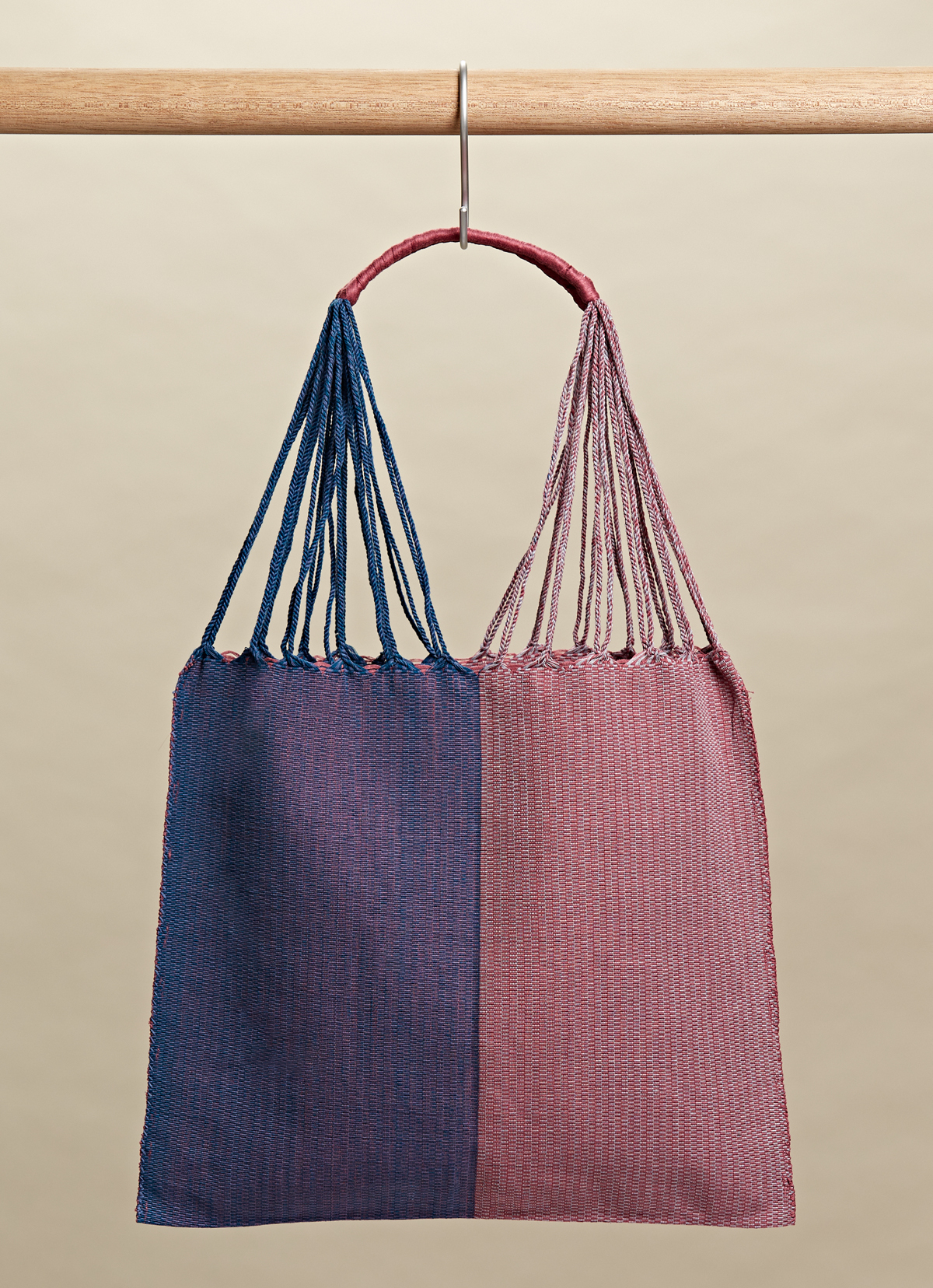 墨西哥腰機技藝手工腰織吊床包-2294WB-41X39cm-1130