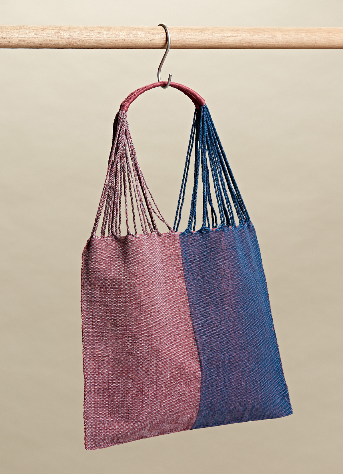 墨西哥腰機技藝手工腰織吊床包-2294WB-41X39cm-1130