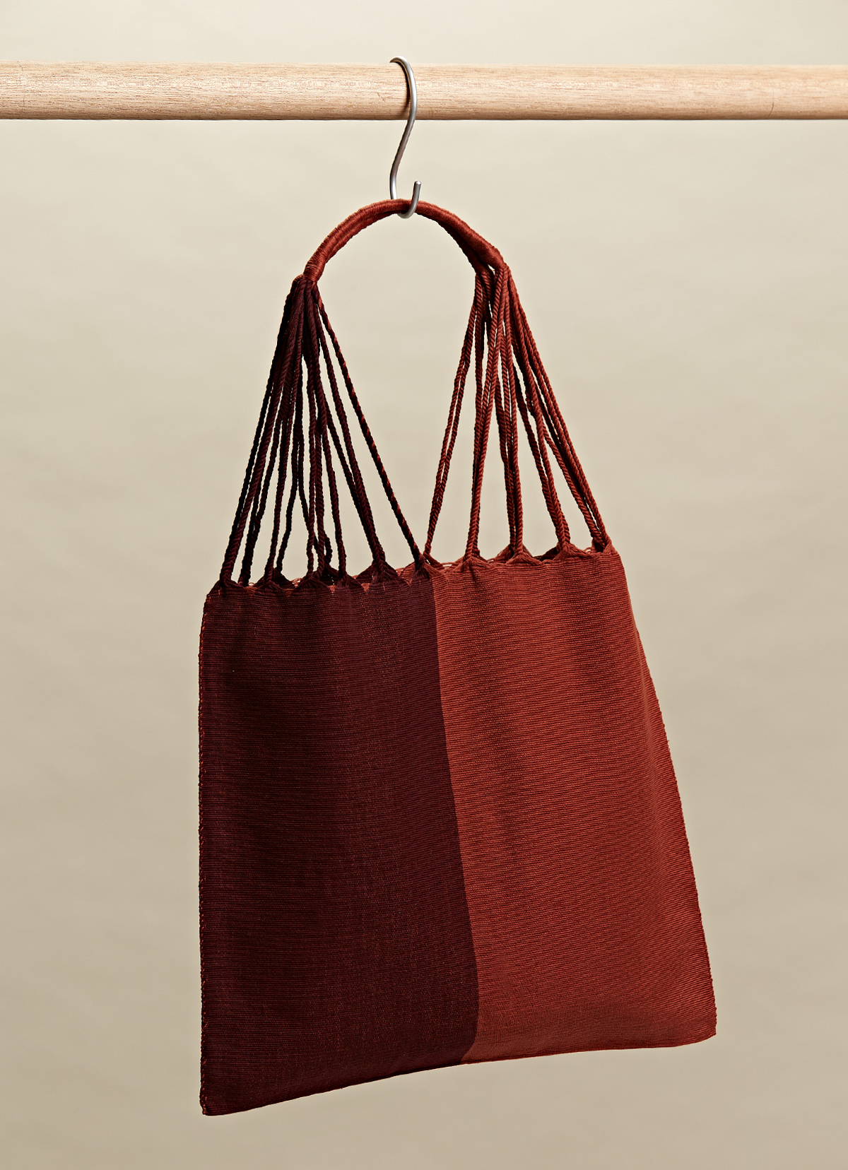 墨西哥腰機技藝手工腰織吊床包-2294WB-41X39cm-1131