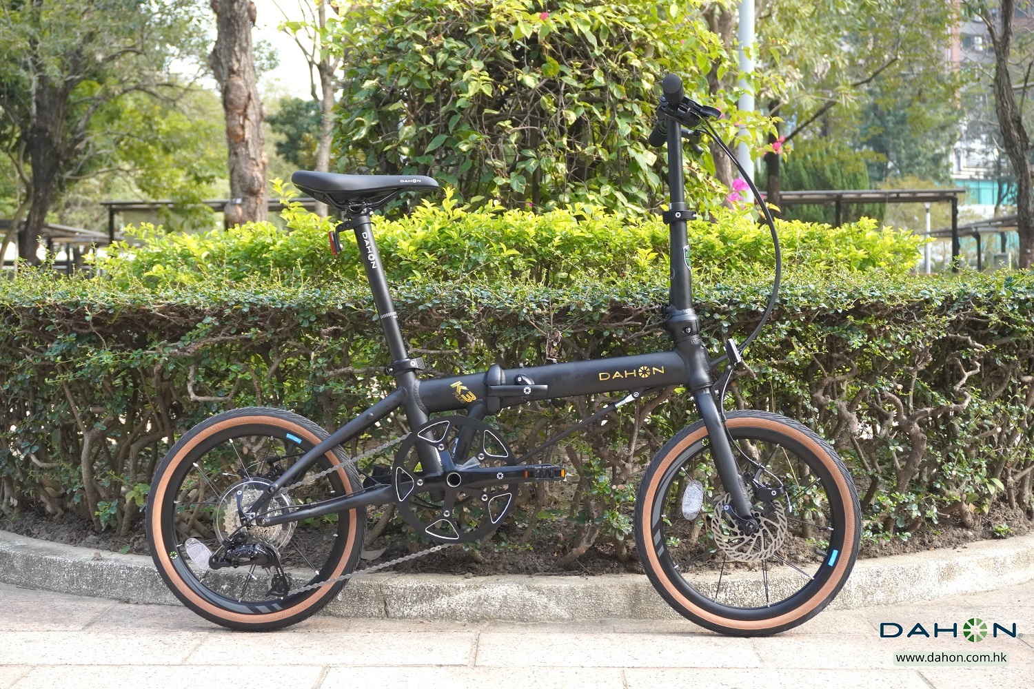 DAHON K3 PLUS 349 (KAA693) 摺疊車- 啞黑色特別版(車頭柱伸縮內摺版)