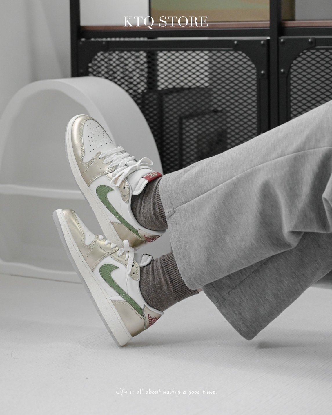 KTQ STORE ‧  Air Jordan 1 gs 'Year of the Dragon' 龍年 FQ6593-100