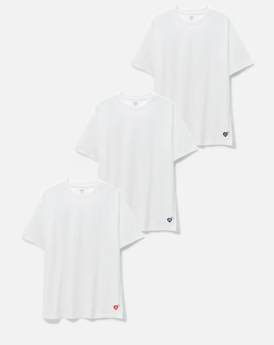 (Instock)human made - 3PACK T-SHIRT SET(WH)