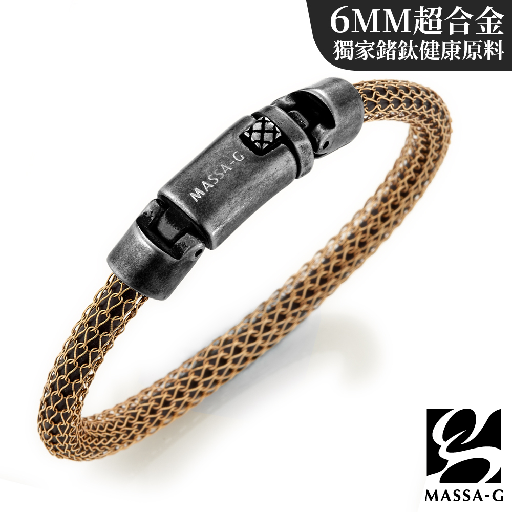 MASSA-G Titan Ares 阿瑞斯6mm 超合金鍺鈦手環