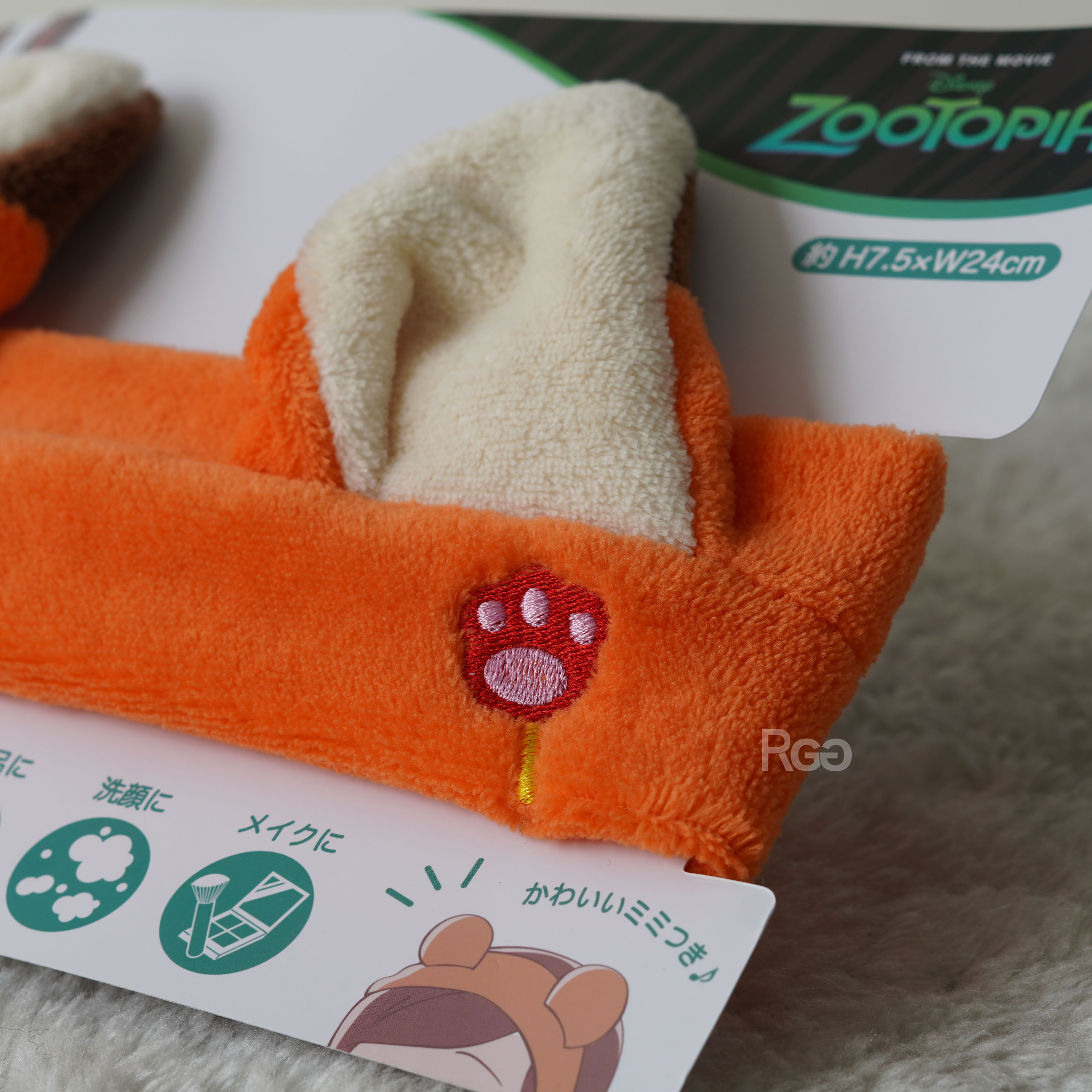 日本迪士尼造型髮帶尼克細節照