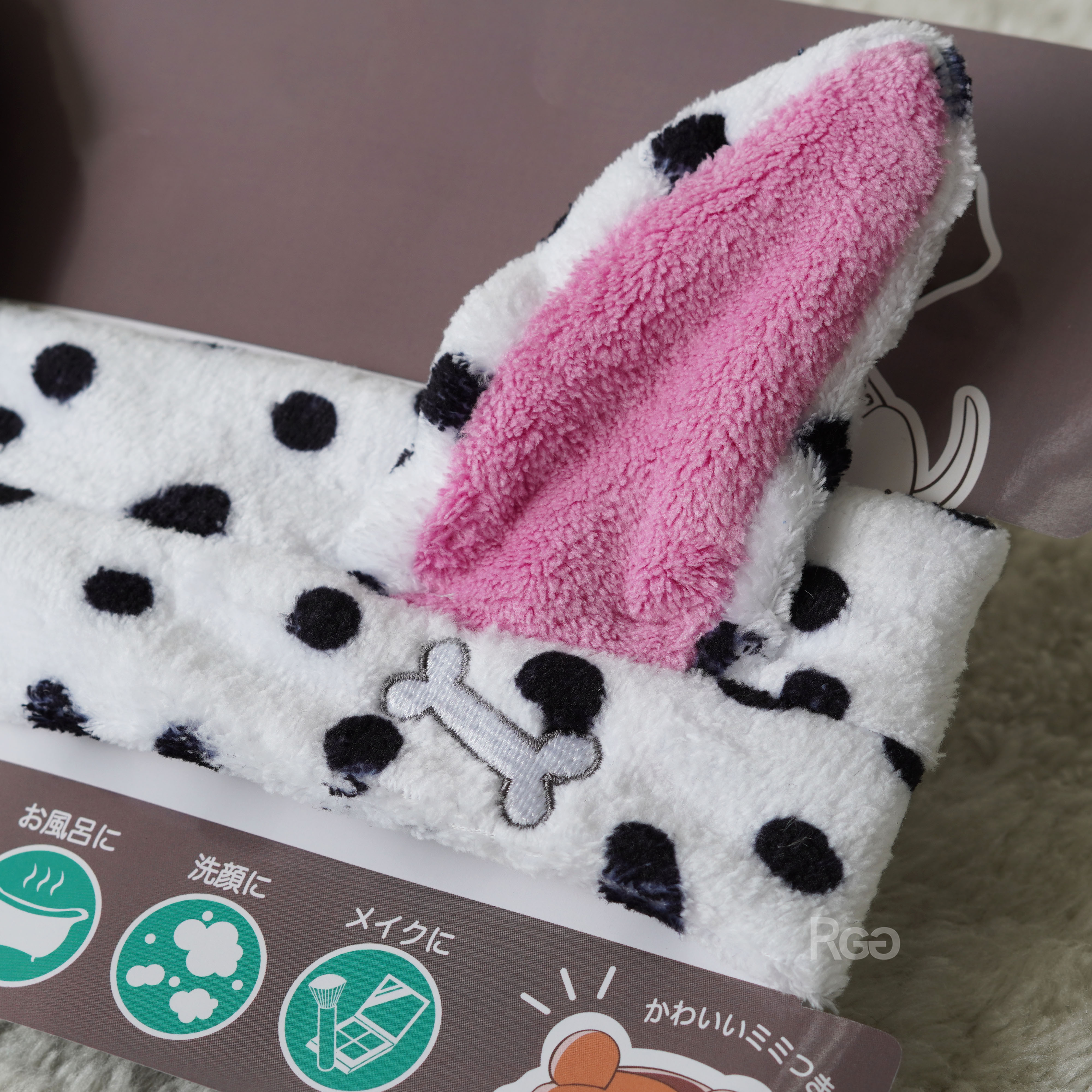 日本迪士尼造型髮帶101忠狗細節照