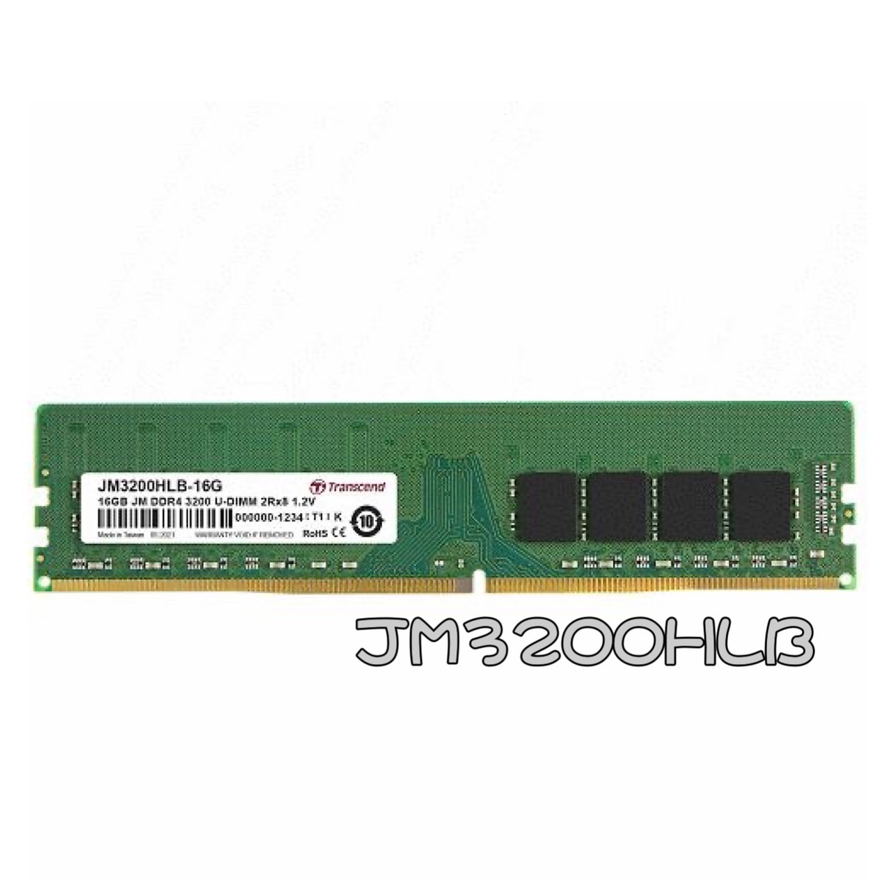 TRANSCEND 創見 DDR4 3200 8GB 16GB PC RAM 桌上型記憶體 (JM3200HLB)