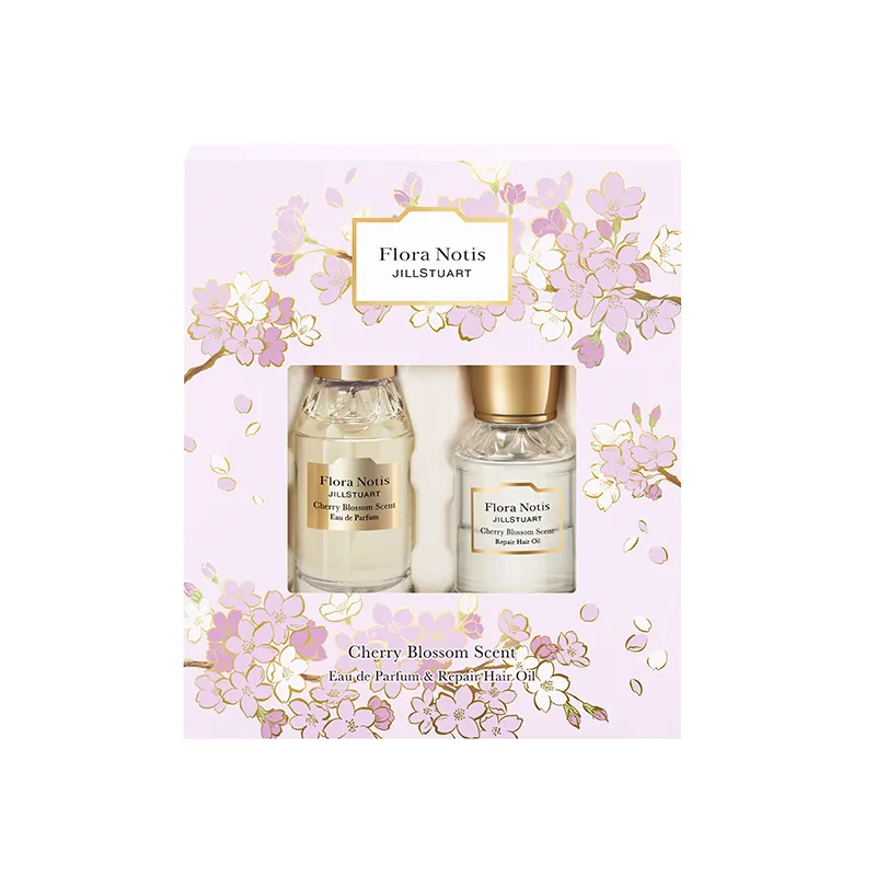 FLORA NOTIS JILL STUART Cherry Blossom Eau de Parfum 20ml & Repair Hair Oil 20ml Set 櫻花香氣與修護髮油組合