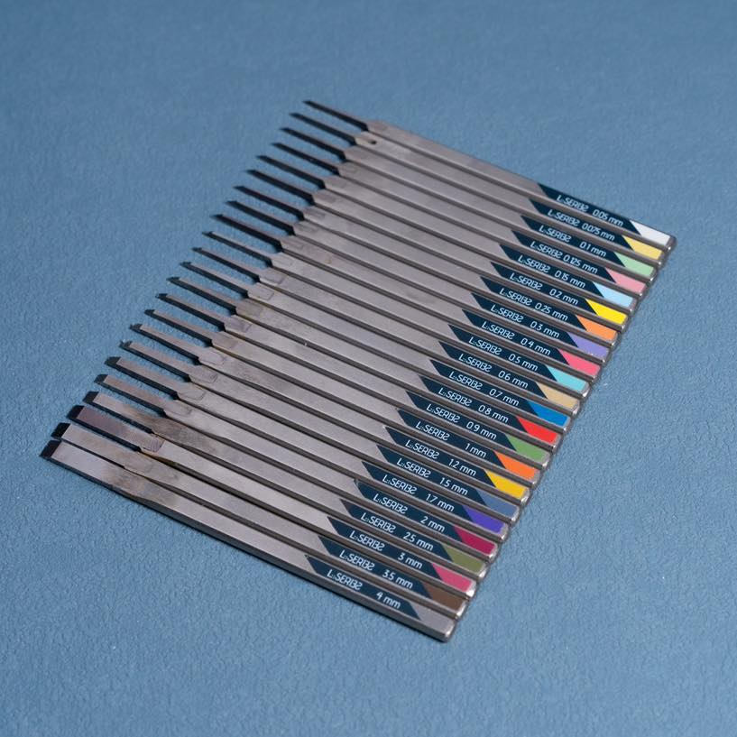 L.SERIES 0.05-0.6mm - Panel Line Tools 鎢鋼超硬刻線刀