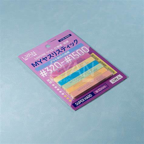 #320-1500 打磨棒 [超硬] 8x1cm 12pcs