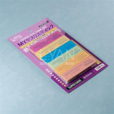 #320-1500 打磨棒 [超硬] 8x2cm 12pcs