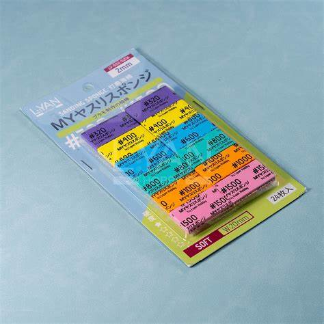 #320-1500 - 2mm 打磨海綿 [軟] 4x2cm 24片