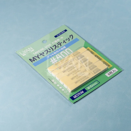 #400 打磨棒 [中] 8x1cm 12pcs