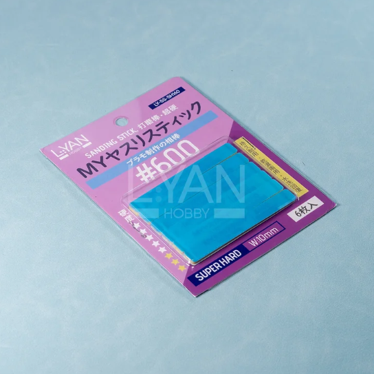 #600 打磨棒 [超硬] 8x1cm 12pcs