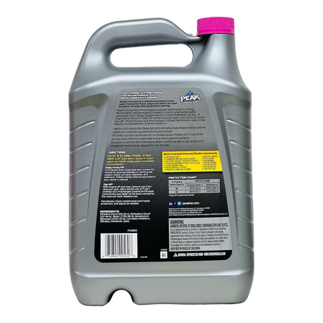 美國 PEAK FLEET CHARGE 貨車全濃水箱水 (1G. / 3.78L)