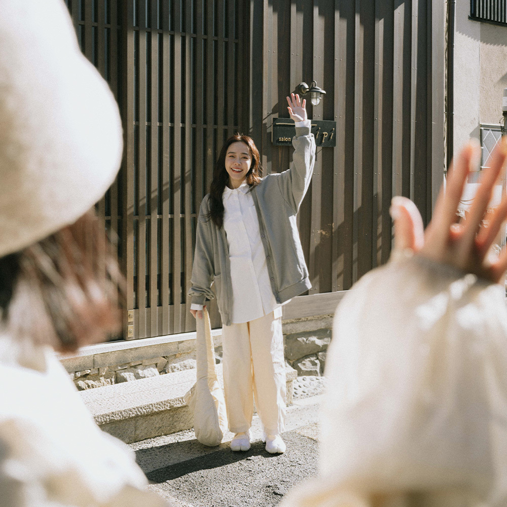 V-neck single pocket buttoned wgreyed jacket two colors【02071495】in stock+pre-order