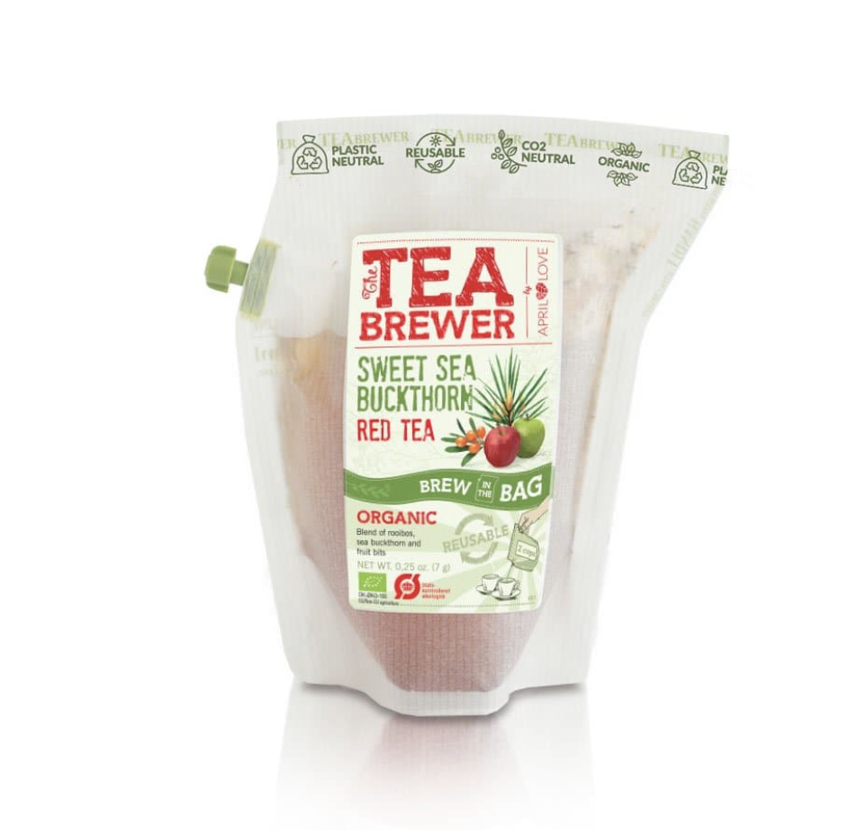 April Love Teabrewer - 便攜式手沖有機茶包（甜沙棘花果）