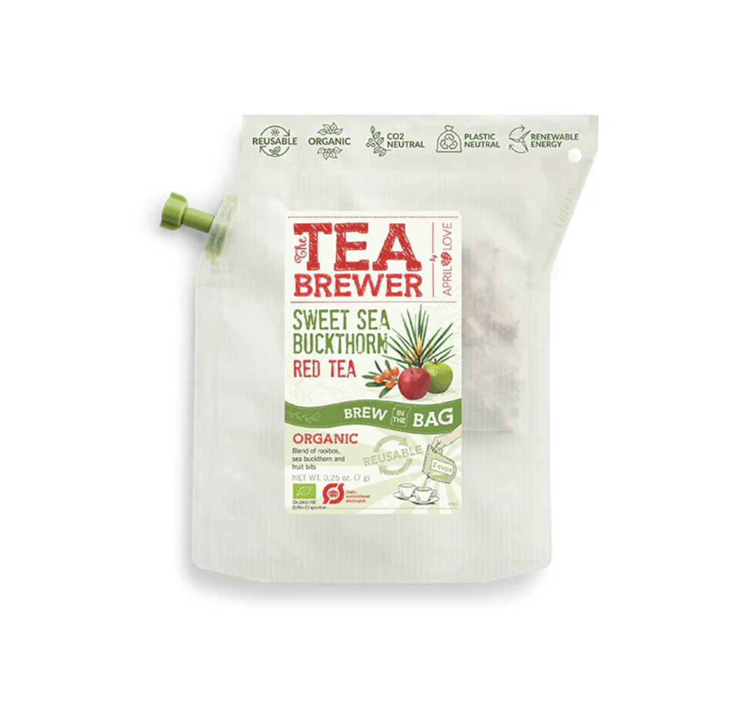 April Love Teabrewer - 便攜式手沖有機茶包（甜沙棘花果）