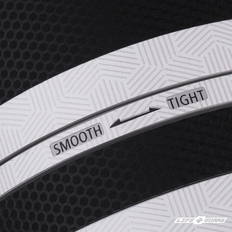 LIFE+GUARD 鏡頭貼膜安裝示意，適用 Canon RF 200-800mm F6.3-9