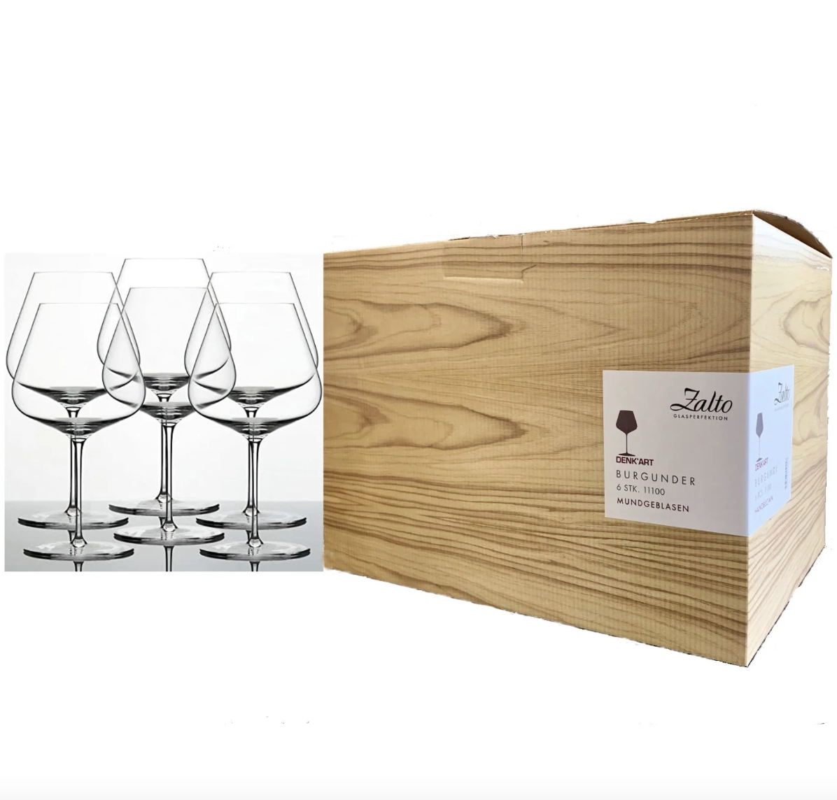 Zalto Denk Art Burgundy Glass (Pack of 6)