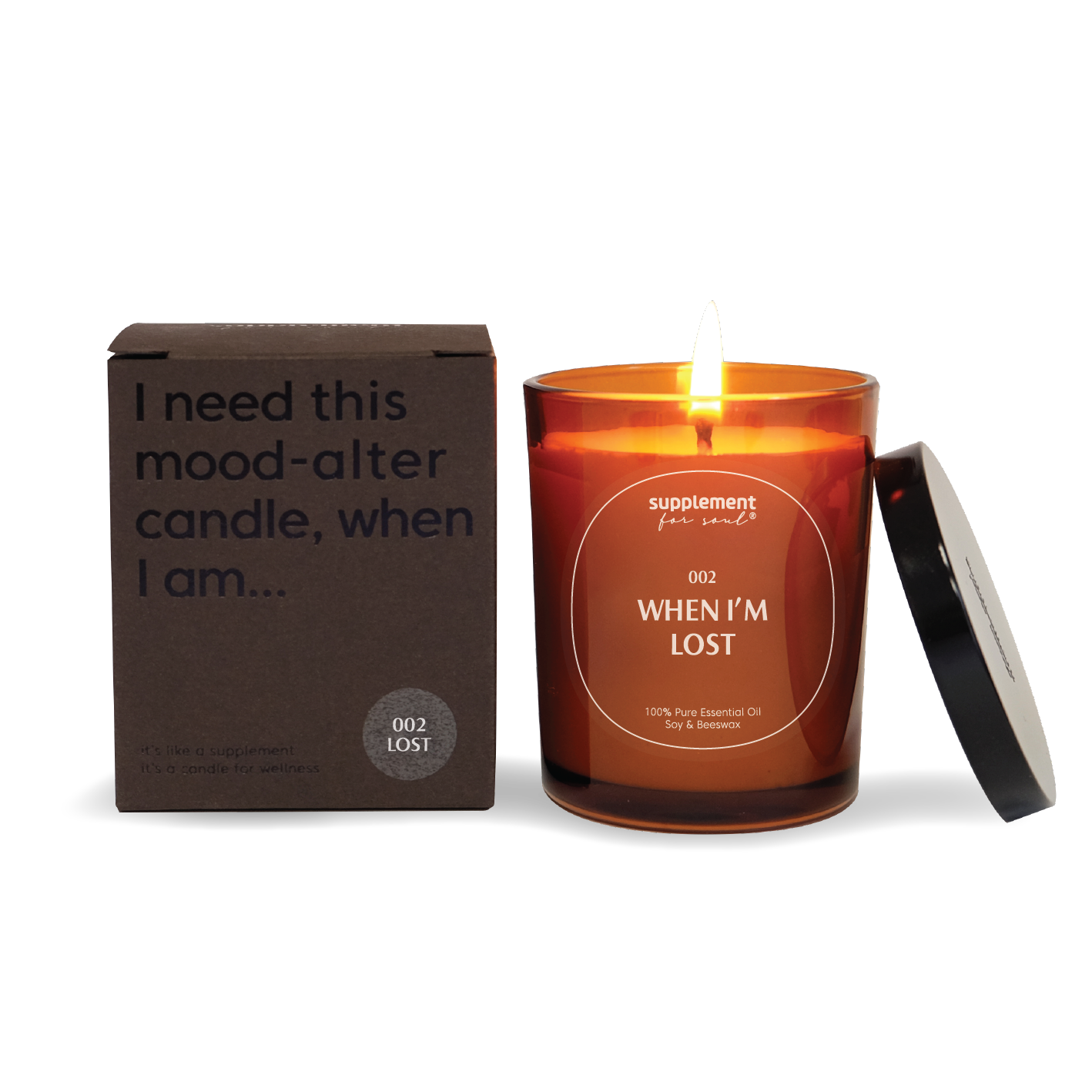 【情緒能量轉換蠟燭】Supplement for Soul 002 When I’m Lost