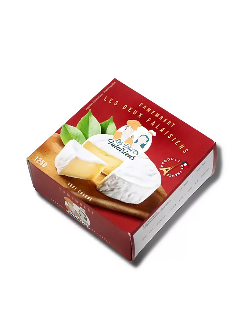 法國鋁盒金文不芝士 France Les Deux Falaisiens Camembert Cheese in Tin 125克/盒  (0-4°C)