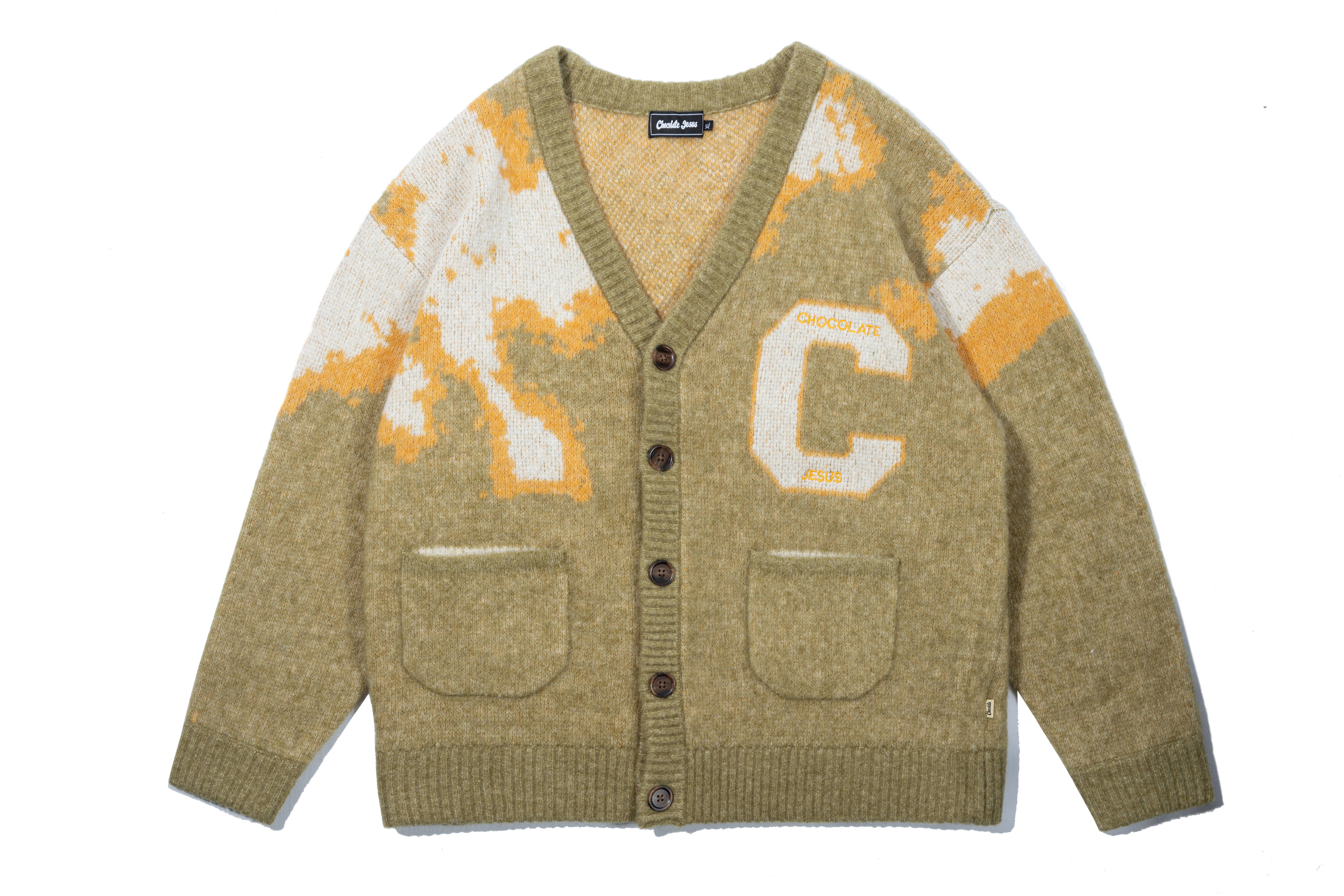 A&W Chocolate Jesus AWCJ 300 Cardigan M