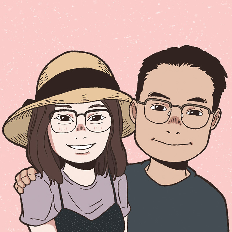 似顏繪-杰司 design-人物客無框畫