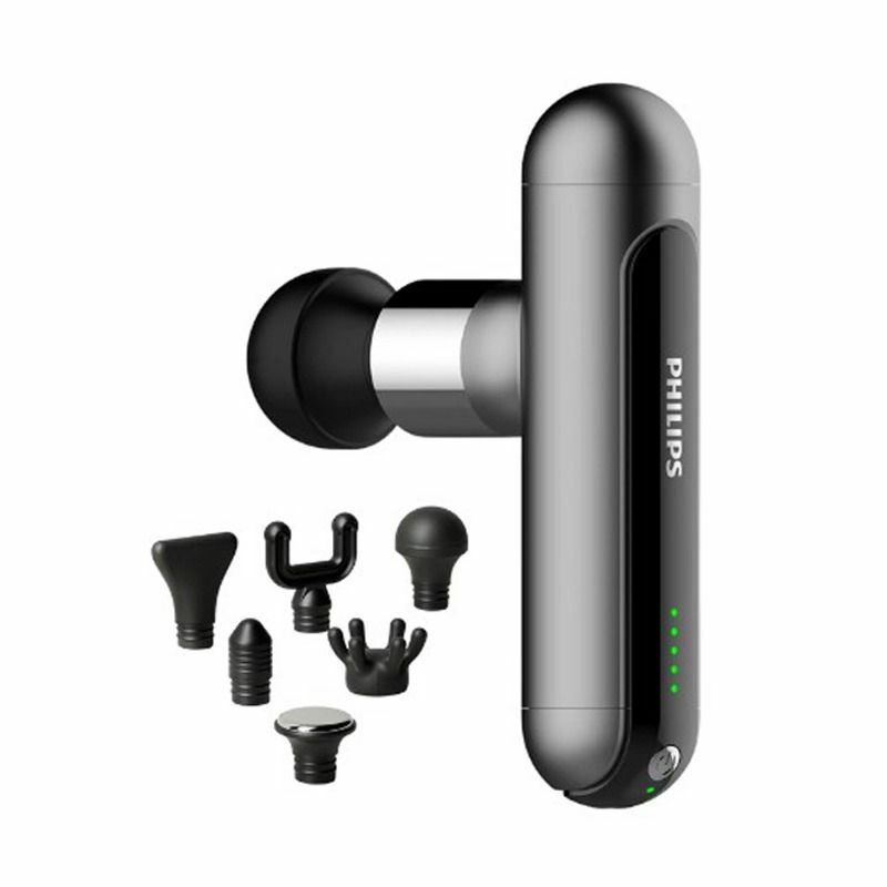 飛利浦 Philips    PPM-7303DG/90‧無線迷你恆溫發熱按摩槍‧USB-C充電‧香港行貨,原廠2年保養‧