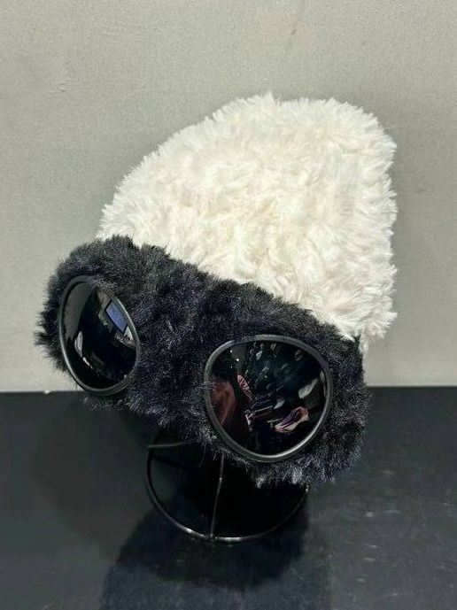 假太陽眼鏡針織冷帽 H703