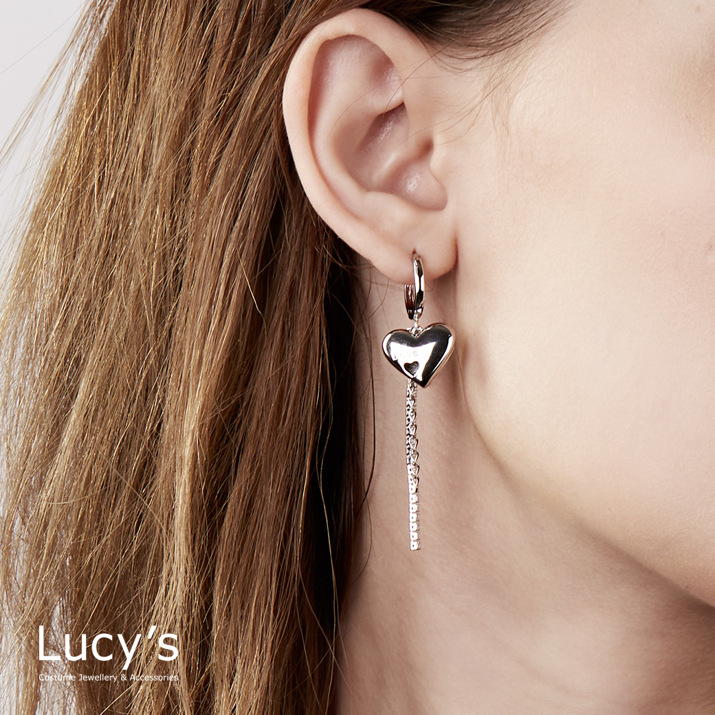 摯愛拼湊 易扣耳環 (二色) (110558/110559)