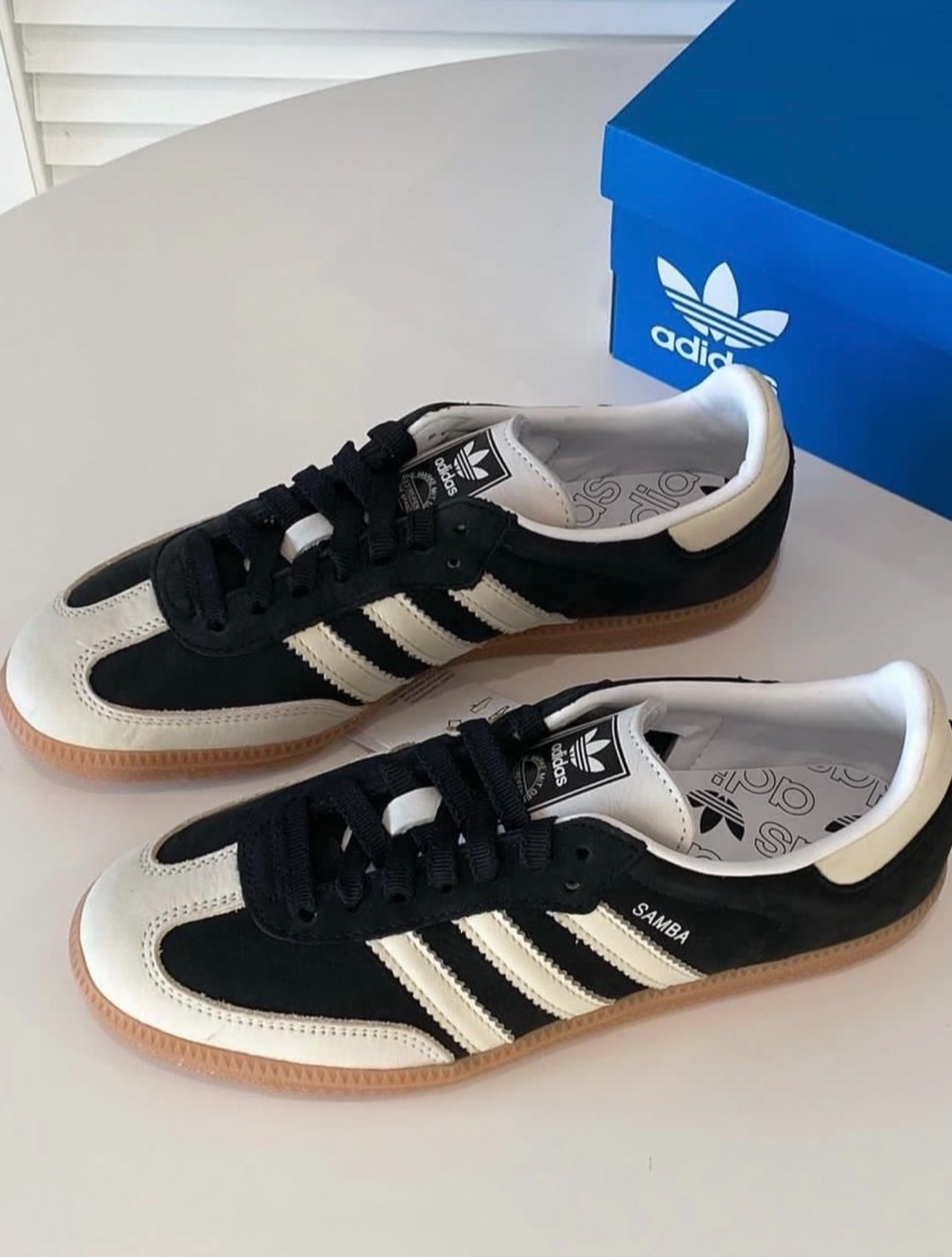 【Adidas】代購 Adidas Originals Samba OG 黑白色 熊貓 黑底 復古德訓鞋 德訓鞋