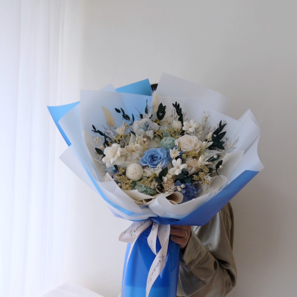 海 永生玫瑰花束