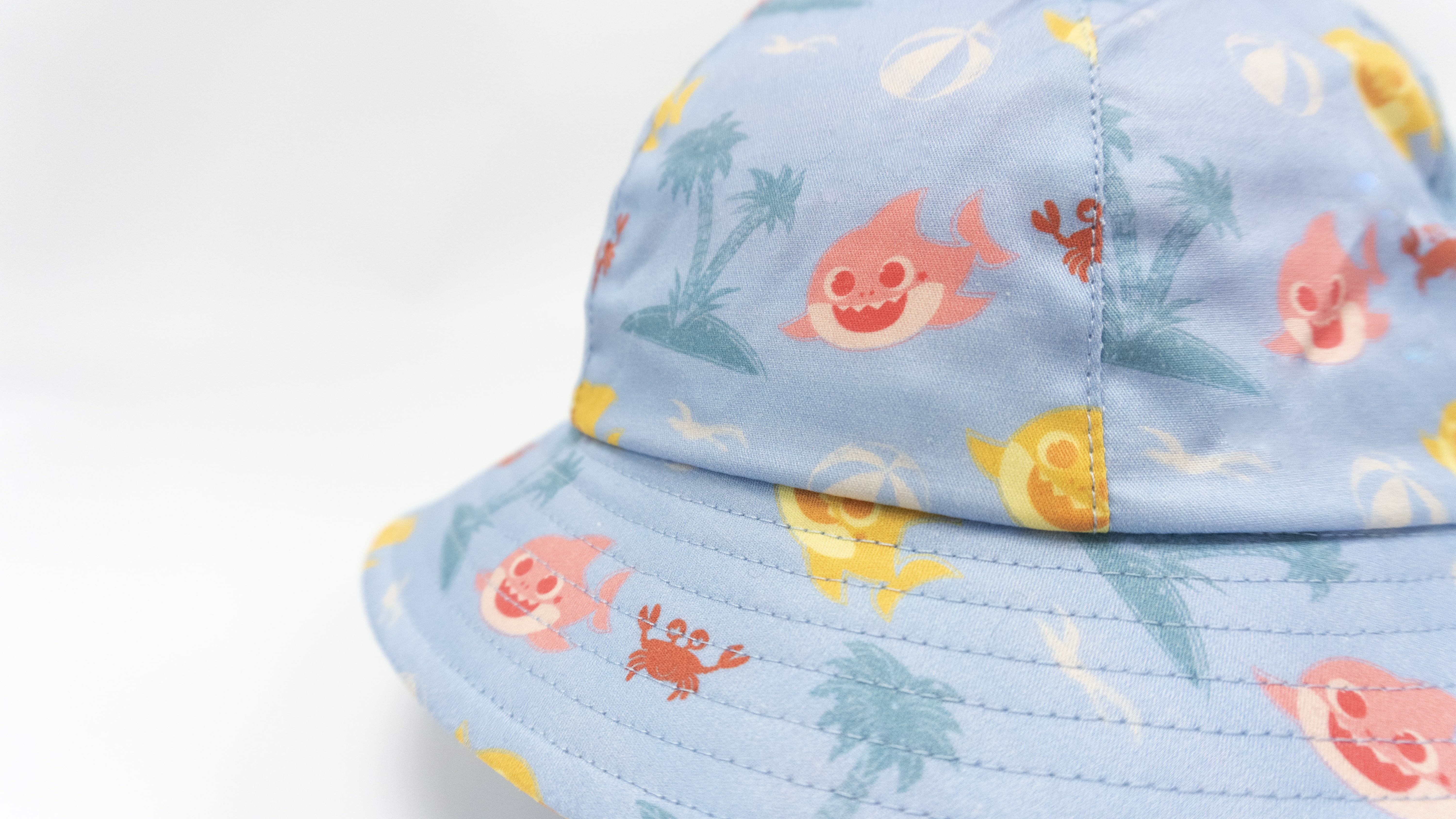 Baby Shark - 鯊魚寶寶 - 兒童漁夫帽- 藍色