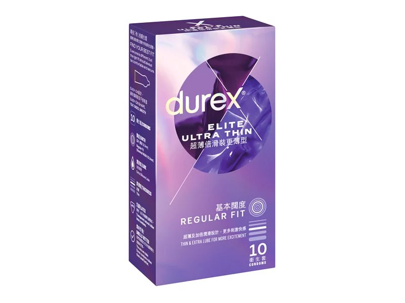 Durex 杜蕾斯 超薄倍滑裝更薄型 15片裝 乳膠安全套