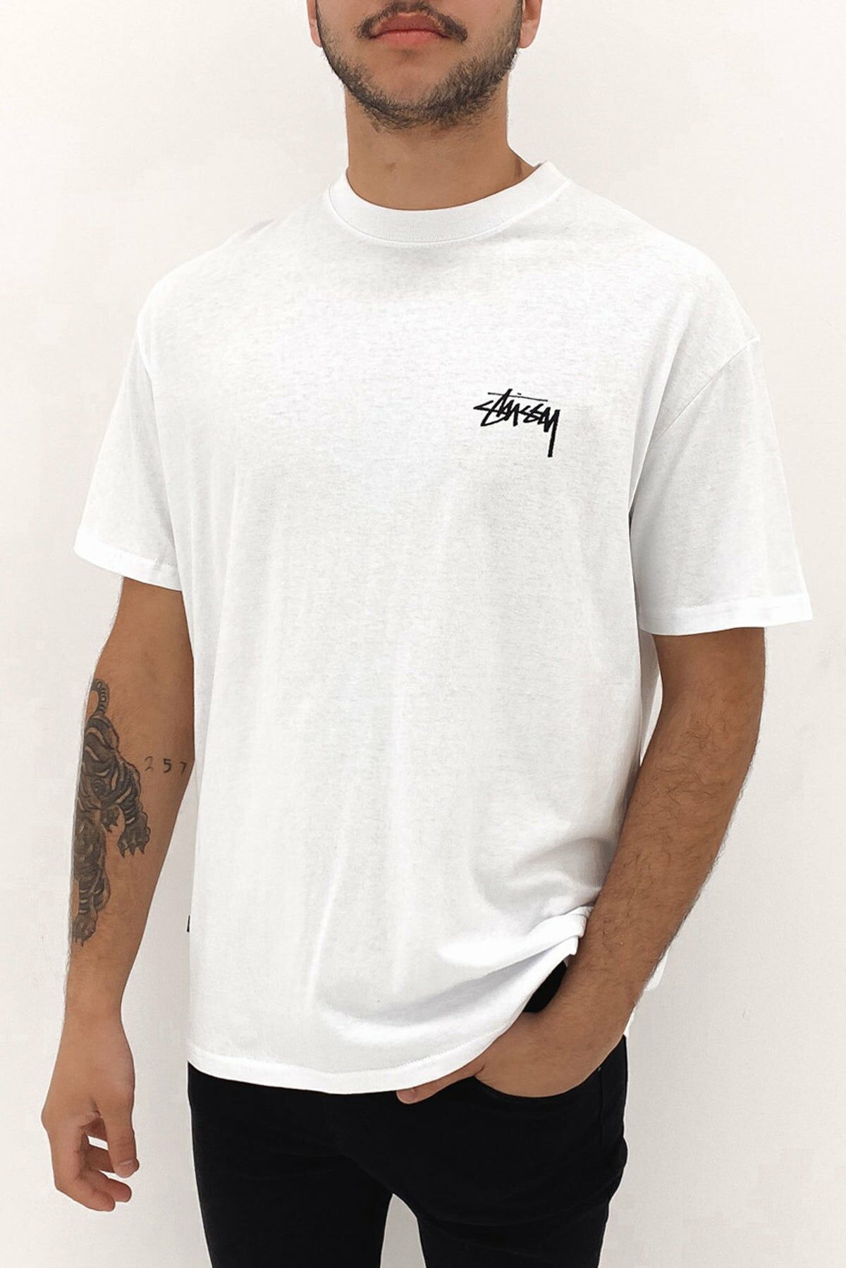 Stussy House Of Cards Tee White