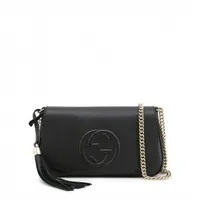 [S] GUCCI SOHO CROSSBODY BAG,BLACK, 536224A7M0G-1000 (SGC28)